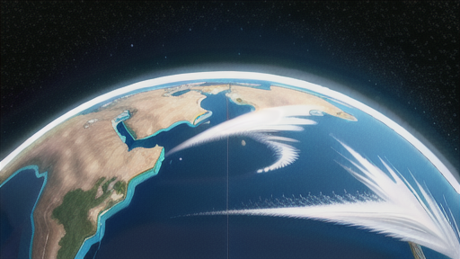 地球磁場の影響