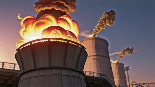 原子力における爆燃の例