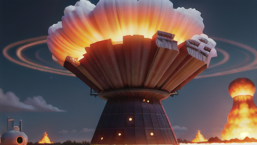 大気圏核爆発と原子炉事故による放射性物質の放出