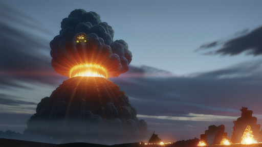 放射能雲の移動と影響